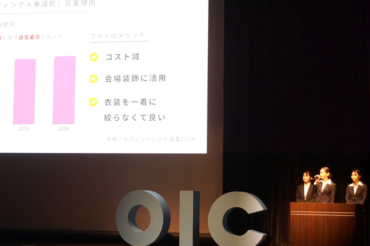 イオンモール岡山 ５F未来ホールにて「卒業研究発表会」を開催しました！