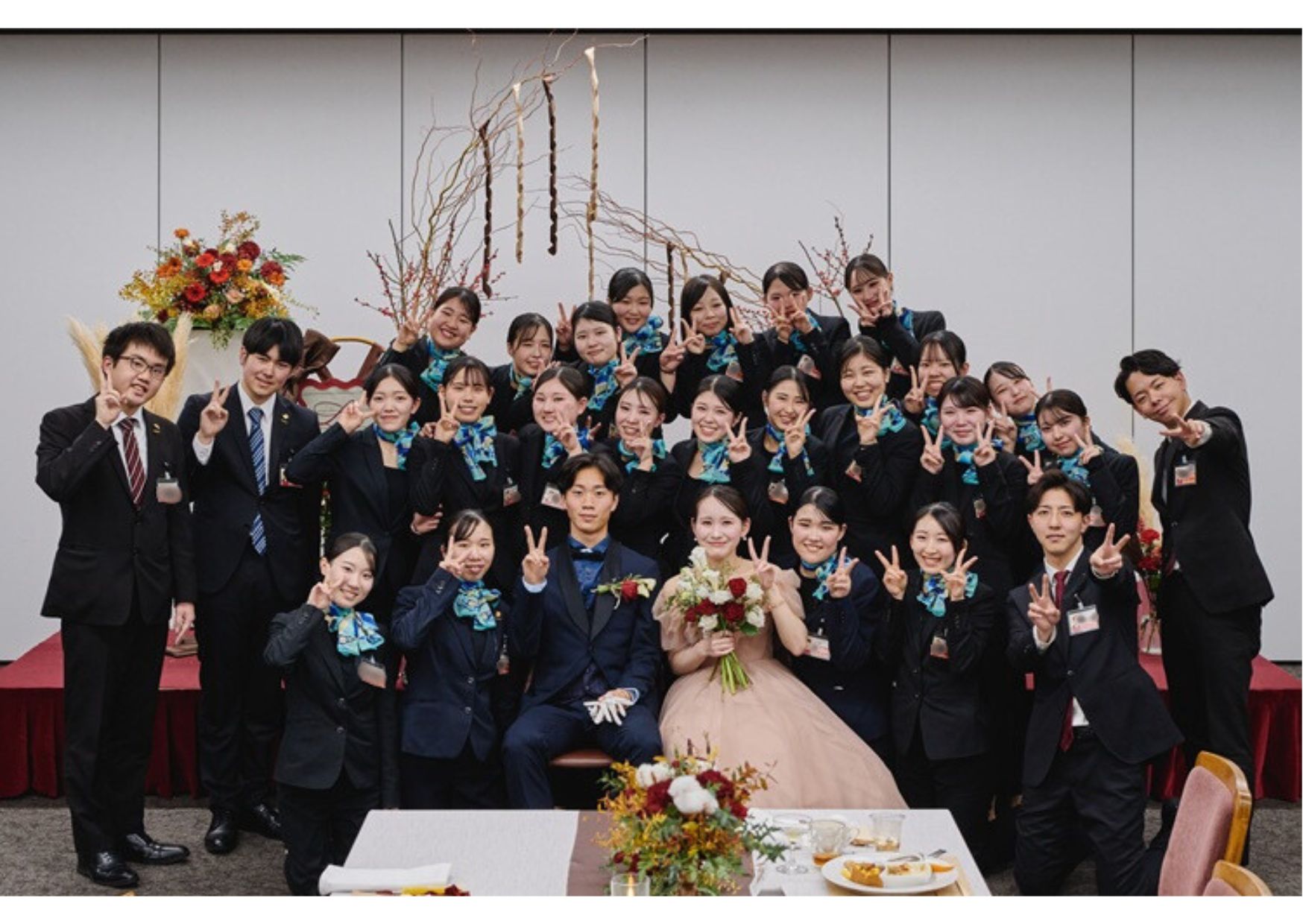 ホテル・ブライダル・観光学科の表現結婚式