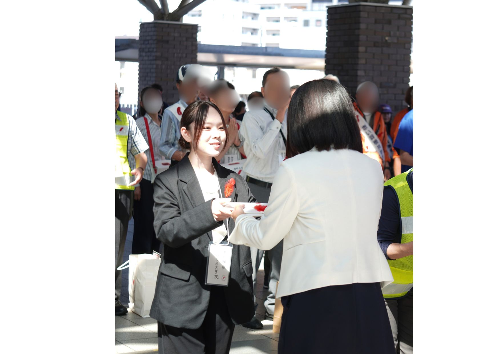 募金運動のボランティアに参加しました！